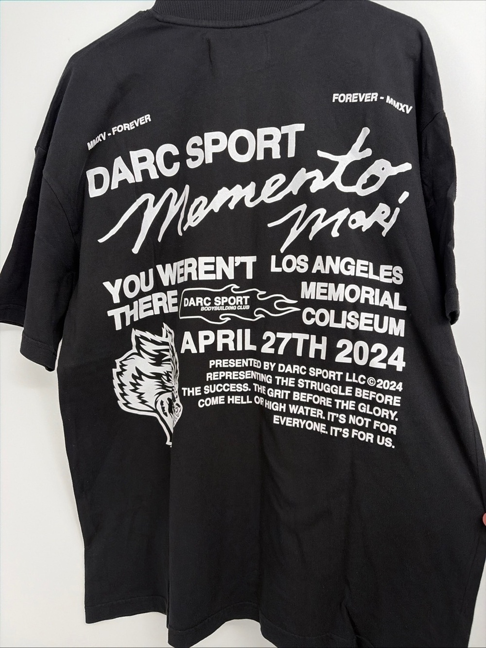 Darc Sport Shirt Sz L Memento Mori You Weren't There Los Angeles NEW 1220/2000